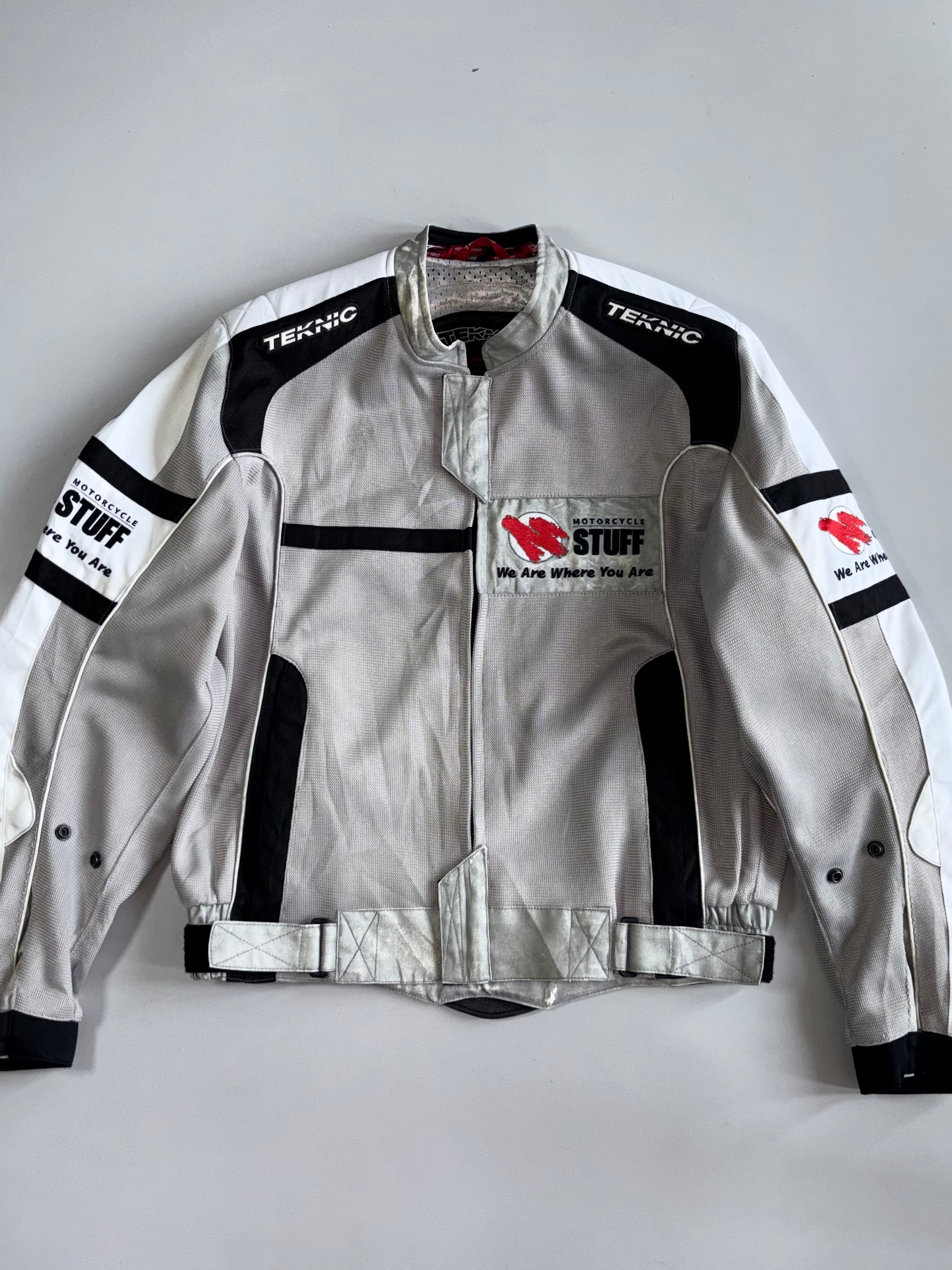 バイクウェア・装備 archive teknic motor cycle racing jacket Teknic Original Mesh Motorcycle Racing Jacket (M) – Drip Drop Attire