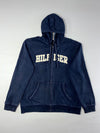 Tommy Hilfiger Spellout Navy Full-Zip Hoodie (2XL)