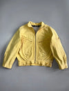 Vintage Edwin Yellow Workwear Jacket Plaid Lining, Graphic Tag, (S/M)
