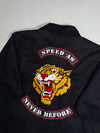 The Compass Tiger Embroidered Work Jacket – Black (M)