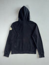 Roots Canada Black Vancouver Beaver Logo Zip Hoodie (S)
