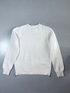 Champion Reverse Weave Big C Logo Crewneck White Side Zip (M)