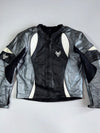 Vintage Frank Thomas Genuine Leather Fully Padded Moto Racing Jacket (L)