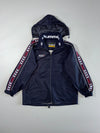 Hummel Vintage Taped Windbreaker Jacket (Detachable Cap) – Navy Blue(L/XL)