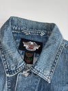 Vintage Harley-Davidson “#1” Made in Canada Denim Trucker Jacket (L/Xl)