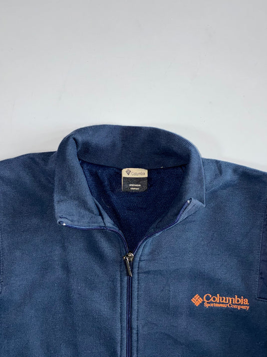Columbia Sportswear Navy Zip Fleece Jacket (M/L)