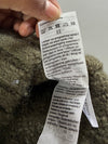 Lacoste Olive Green Honeycomb Textured Wool Knit Sweater – Classic Fit – (S)