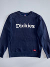 Dickies Since 1922 Spellout Logo Crewneck Sweatshirt  Navy Blue (L)