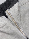Adidas Sherpa-Lined Full Zip Fleece Jacket – Heather Grey/Black Women’s (S)