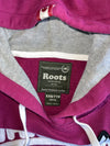 Roots Whistler Maroon Embroidered Hoodie (Xs)