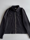 Weekday | Tiger Embroidered Black Zip  Embroidered Jacket (M)