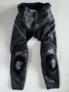 Alpinestars Black Genuine Leather Armoured Racing Pants With Slider (W:34|L:39)