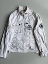 Tom Tompson | Motor Oil Patch Denim Jacket White (Xl)