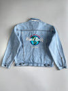 Vintage Hard Rock London Embroidered Back Denim Jacket (XL)
