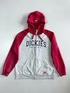 Dickies | Full Zip Hoodie Grey/Maroon | (XL)