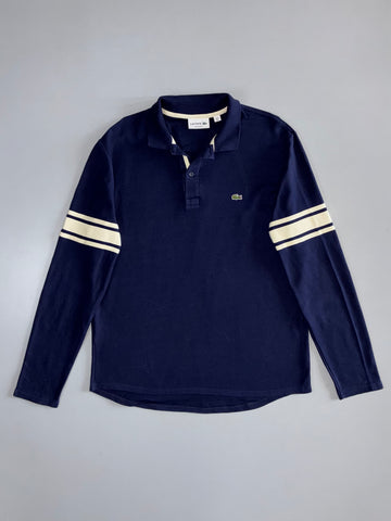 Lacoste Long Sleeve Polo – Navy (L)
