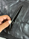 Duratrak Thinsulate Black Leather Bomber Jacket (XL/2XL)