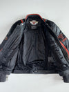 Harley-Davidson American Legend Black Leather Racing Jacket Padded (L)