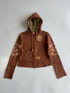 ED HARDY Christian Audigier Rose Print Hoodie (Xs)