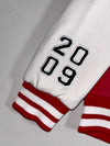 Red & White Varsity Jacket (S/M)