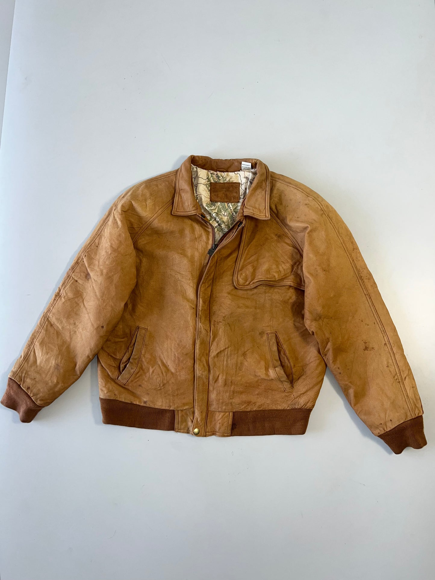 ZMarlboro Original Sued Leather Jacket (M/L)