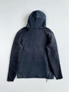Nike Tech Fleece Knit Panel Asymmetric Half-Zip Hoodie (L)