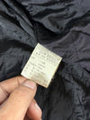 Vintage 90s Dino Gallucci Black Leather Bomber Jacket – Embossed Logo, Snap Pockets (XL)
