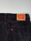 Levi’s 565 Black Corduroy Loose Straight Pants – (W:34) (L:44)