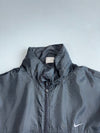 Nike Black Lightweight Windbreaker Jacket | Vintage Full Zip Sports Jacket (XL)