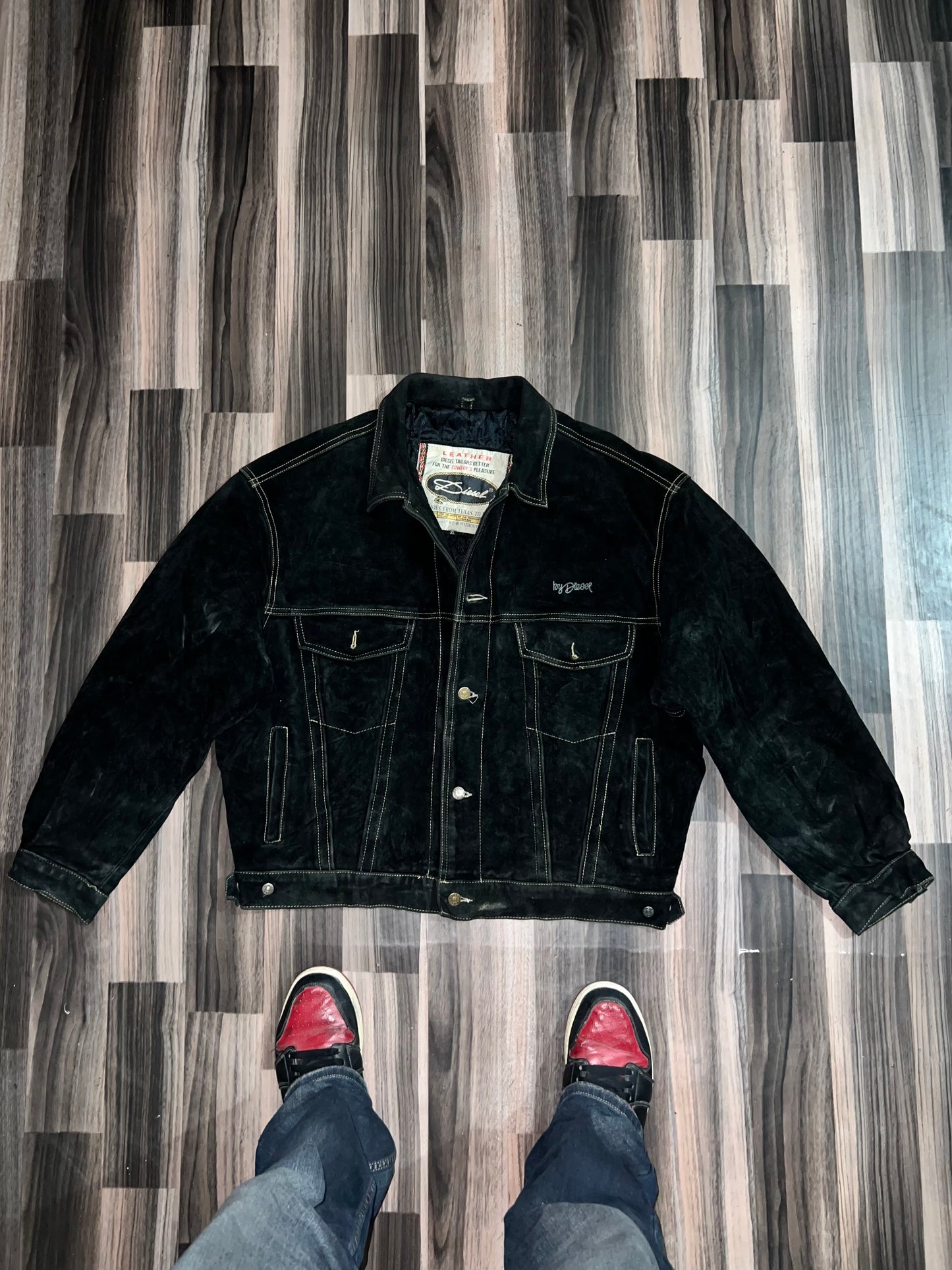 ZDIESEL ORIGINAL Sued Leather Jacket (XL/2XL)