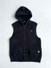 Polo Ralph Lauren Black Sleeveless Zip Hoodie Vest (M)