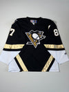 Pittsburgh Penguins NHL CCM #87 Sidney Crosby Hockey Jersey – Black & Gold (4XL/5XL)