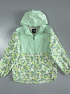 The North Face Floral Hooded Windbreaker Jacket (S)