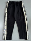 Adidas Originals Track Pants – Black x Cream Stripe (W:32|L:38)