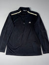 Adidas Fleece Half-Zip Pullover – Black  (M)