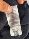 Puma Black Grey Panel 1/4 Zip Track Jacket (M)