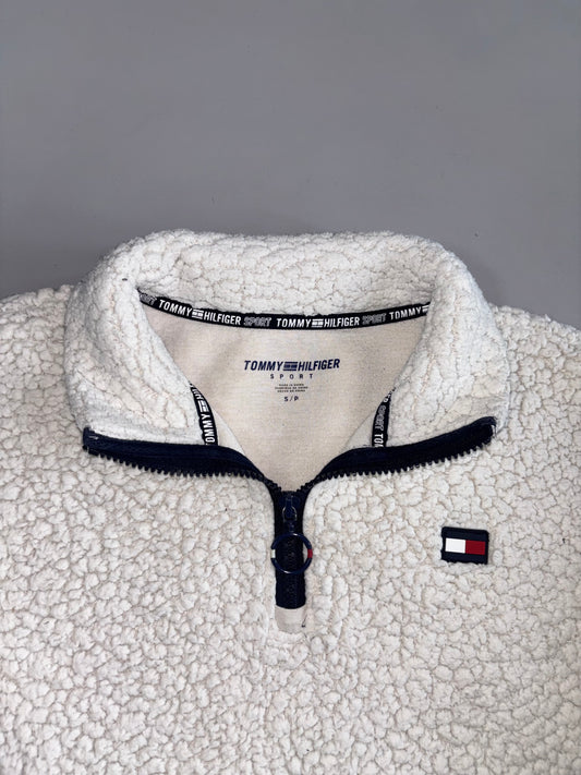 Tommy Hilfiger Original Half Zip Up Fleece Jacket (M/L)