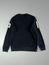 Adidas Originals Black Spellout Graphic Crewneck Sweatshirt (S)