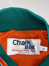 Chalk Line | Miami Dolphins Teal Satin Bomber Jacket (XL)