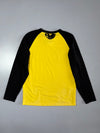 Special Force” Jim Morrison Graphic Raglan Long Sleeve Tee Yellow/Black (L)