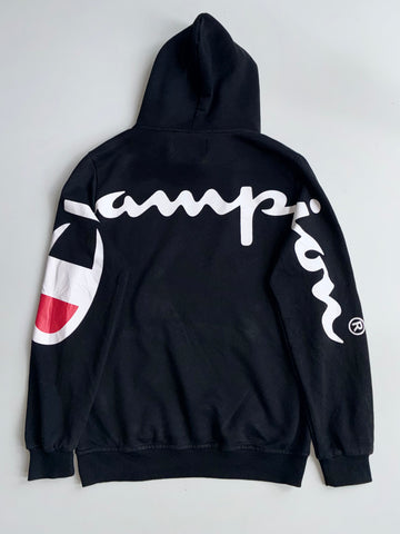 Supreme x Champion | Pullover Hoodie Black (S)