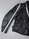 Vintage Ashman Black Leather Biker Motorcycle Jacket (M)
