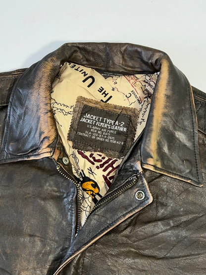 ZAir Force Type A-2 Super Premium Original Leather Jacket (Ultra rare) (XL/2XL)