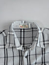 Vintage Polo Boston White Plaid Flannel Shirt (L)