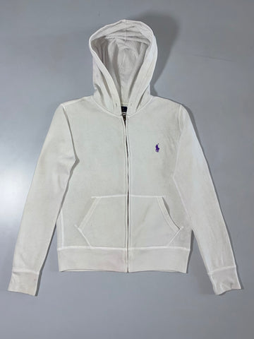 Polo Ralph Lauren Full Zip Hoodie White (S)
