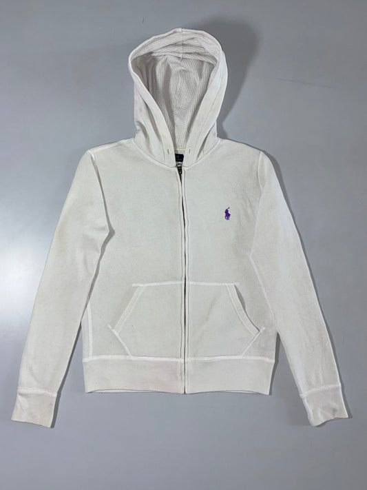 Polo Ralph Lauren Full Zip Hoodie White (S)