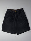 Marlboro Classics Black Pleated Chino Shorts (W:30) (L:21)
