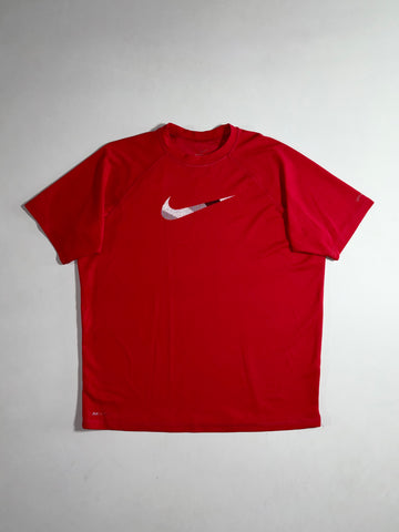Nike | Red Dri-Fit Swoosh Raglan Tee (XL)
