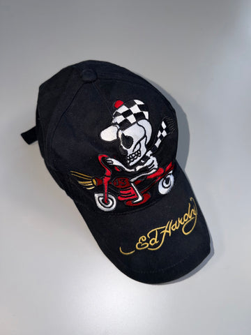 ZEd Hardy Skull Biker Embroidered Cap (Adjustable fit)