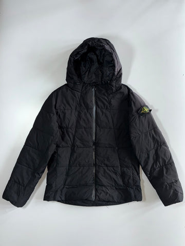Stone Island Quilted Puffer Jacket Black Water Repellent Lightweight (Xl)
